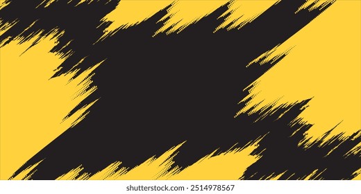 Dots halftone black and red color pattern gradient grunge texture background. Dots pop art comics sport style vector illustration. Eps10