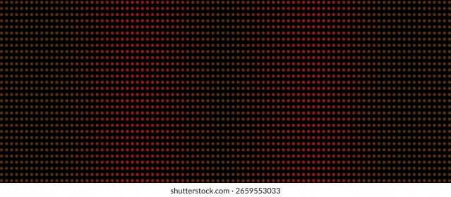 Pontos meio-tom preto vermelho padrão de cor textura gradiente com tecnologia digital fundo. Pontos pop art quadrinhos com fundo de verão. vetor