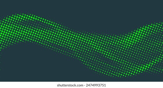 Textura de degradado de patrón de color azul de semitono de puntos con fondo digital de tecnología. Cómics de arte pop con fondo de verano.