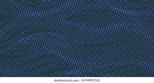 Dots halftone blue color pattern gradient texture with technology digital background. Dots pop art comics with summer background.