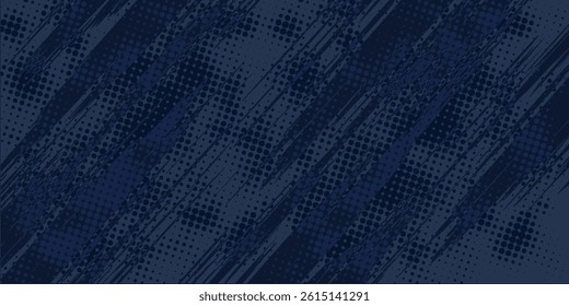 Dots halftone and blue color pattern gradient grunge texture background. Dots pop art comics sport style vector illustration.