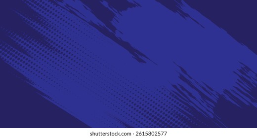 Dots halftone blue color pattern gradient grunge texture background. Dots pop art comics sport style vector illustration