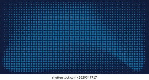 Pontos de meio-tom azul cor padrão textura gradiente com tecnologia digital fundo. Pontos pop art quadrinhos com design gráfico da natureza.