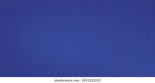 Dots halftone blue color pattern gradient texture with technology digital background. Dots pop art comics with summer background.