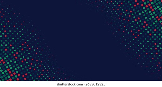 Dots halftone blue color pattern gradient texture with technology digital background. Dots pop art comics with summer background.