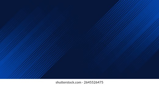 Dots halftone blue color pattern gradient grunge texture background. Dots pop art comics sport style vector illustration