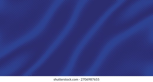 Dots halftone blue color pattern gradient texture with technology digital background. Dots pop art comics with summer background.