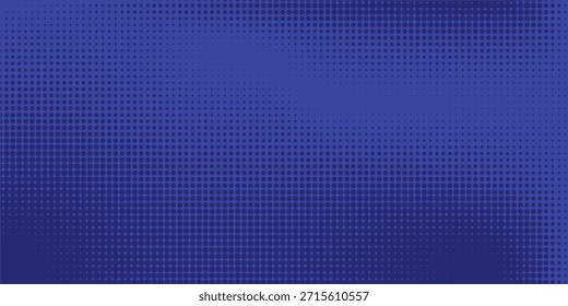 Dots Halbton blaue Farbmuster Farbverlauf Textur mit Technologie digitalen Hintergrund. Punkte Pop-Art-Comics mit sommerlichem Hintergrund.