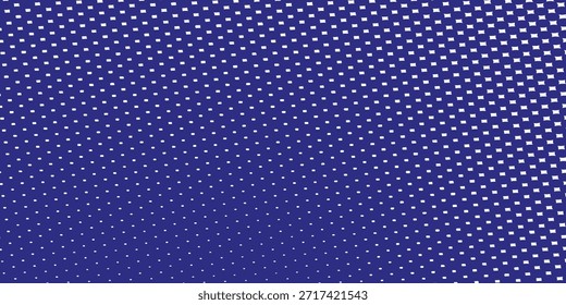Textura de gradiente de patrón de color azul semitono de puntos con tecnología de fondo digital. Cómics de arte pop de puntos con fondo de verano.