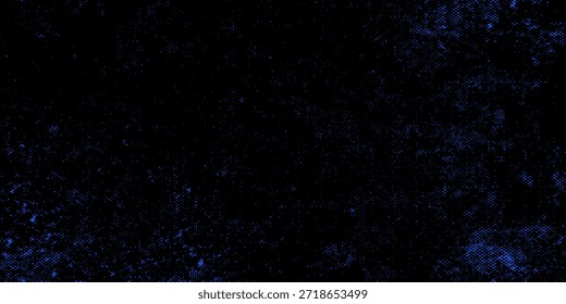 Punkte Halbton blaue Farbmuster Farbverlauf Grunge Textur Hintergrund. Dots Pop Art Comics Sport Stil Vektorgrafik