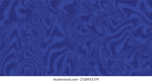 Textura de gradiente de patrón de color azul semitono de puntos con tecnología de fondo digital. Cómics de arte pop de puntos con fondo de verano.
