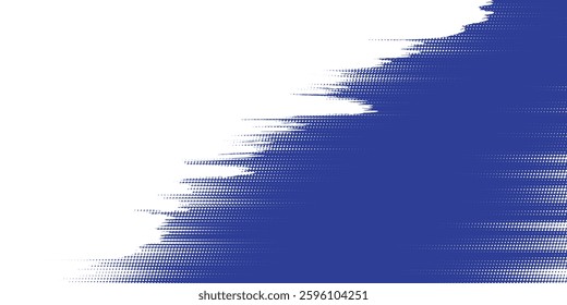 Dots halftone blue and dark blue color pattern gradient grunge texture background. Dots pop art sport style vector illustration. Vector grunge halftone abstract.Dots texture background.