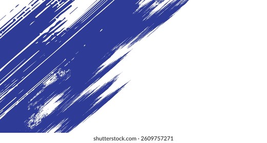 Dots halftone blue and dark blue color pattern gradient grunge texture background. Dots pop art sport style vector illustration. eps 10