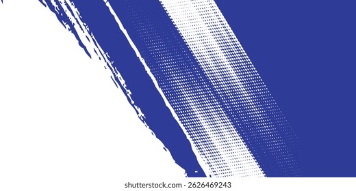 Dots halftone blue and dark blue color pattern gradient grunge texture background. Dots pop art sport style vector illustration. Vector grunge halftone abstract.art