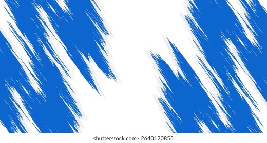 Dots halftone blue and dark blue color pattern gradient grunge texture background. Dots pop art sport style vector illustration. Vector grunge halftone abstract. eps 10