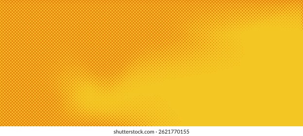Dots halftone blue yellow color pattern gradient texture with technology digital background. Dots pop art comics with summer background.	
