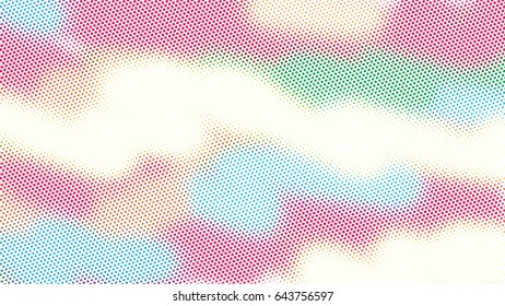 dots halftone color background