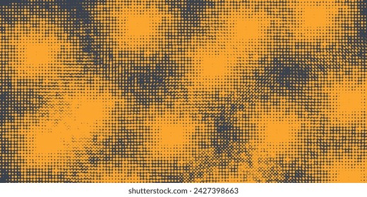 Dots halftone color pattern gradient grunge texture background.