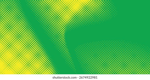 Dots halftone effect yellow green color pattern gradient texture background.Eps 10