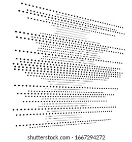 Dots, half-tone element. speckles, stipples geometric pattern. Halftone, polka dots, screen-tone pattern, design element