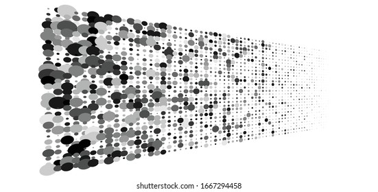 Dots, half-tone element. speckles, stipples geometric pattern. Halftone, polka dots, screen-tone pattern, design element