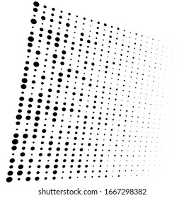 Dots, half-tone element. speckles, stipples geometric pattern. Halftone, polka dots, screen-tone pattern, design element