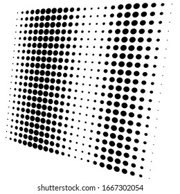 Dots, half-tone element. speckles, stipples geometric pattern. Halftone, polka dots, screen-tone pattern, design element