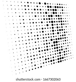 Dots, half-tone element. speckles, stipples geometric pattern. Halftone, polka dots, screen-tone pattern, design element