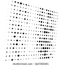 Dots, half-tone element. speckles, stipples geometric pattern. Halftone, polka dots, screen-tone pattern, design element