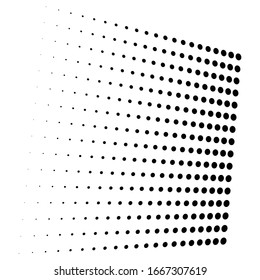Dots, half-tone element. speckles, stipples geometric pattern. Halftone, polka dots, screen-tone pattern, design element
