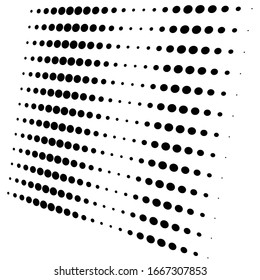 Dots, half-tone element. speckles, stipples geometric pattern. Halftone, polka dots, screen-tone pattern, design element
