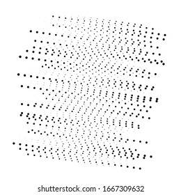 Dots, half-tone element. speckles, stipples geometric pattern. Halftone, polka dots, screen-tone pattern, design element