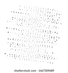 Dots, half-tone element. speckles, stipples geometric pattern. Halftone, polka dots, screen-tone pattern, design element