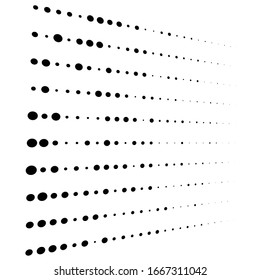 Dots, half-tone element. speckles, stipples geometric pattern. Halftone, polka dots, screen-tone pattern, design element