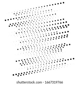 Dots, half-tone element. speckles, stipples geometric pattern. Halftone, polka dots, screen-tone pattern, design element