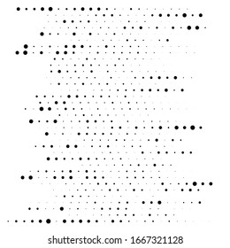 Dots, half-tone element. speckles, stipples geometric pattern. Halftone, polka dots, screen-tone pattern, design element