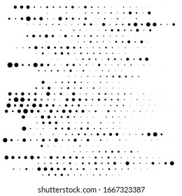 Dots, half-tone element. speckles, stipples geometric pattern. Halftone, polka dots, screen-tone pattern, design element
