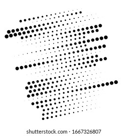 Dots, half-tone element. speckles, stipples geometric pattern. Halftone, polka dots, screen-tone pattern, design element