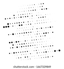 Dots, half-tone element. speckles, stipples geometric pattern. Halftone, polka dots, screen-tone pattern, design element