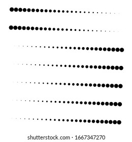 Dots, half-tone element. speckles, stipples geometric pattern. Halftone, polka dots, screen-tone pattern, design element