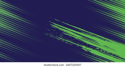 Dots halftone green and blue color pattern gradient grunge texture background. Dots pop art comics sport style modern vector eps 10