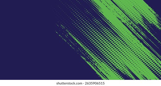 Dots halftone green and blue color pattern gradient grunge texture background. Dots pop art comics sport style modern blue modern