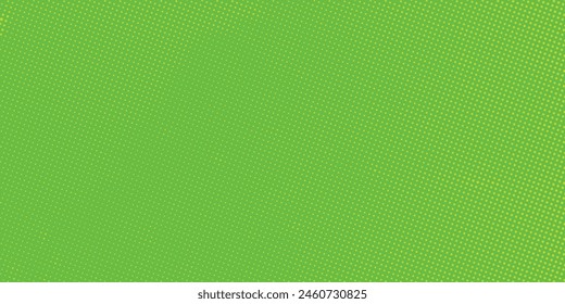 Dots halftone green color pattern gradient texture with technology digital background. Dots pop art comics with nature graphic design