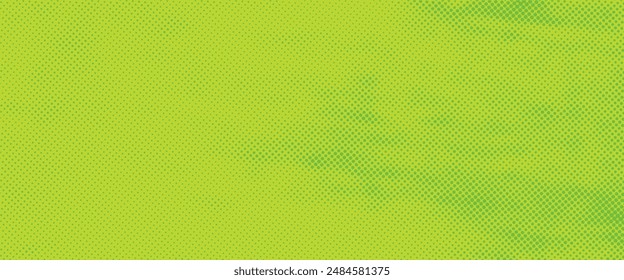 Dots halftone green color pattern gradient texture with technology digital background