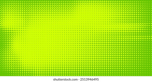 Dots halftone green color pattern gradient texture with technology digital background