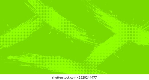 Pontos de meio-tom verde cor padrão textura gradiente com tecnologia digital fundo. Pop art quadrinhos estilo e conceito de ecologia.