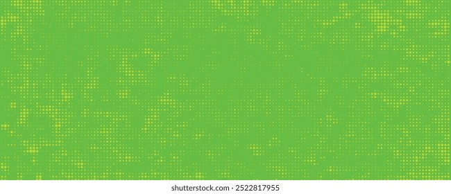 Dots halftone green color pattern gradient texture with technology digital background. Dots pop art comics with nature graphic design.