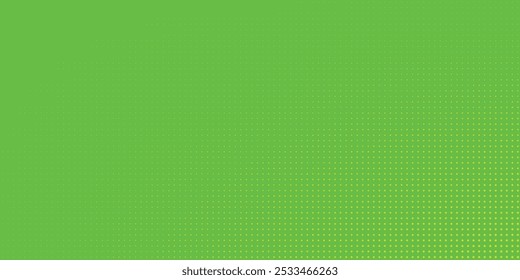 Dots halftone green color pattern gradient texture with technology digital background. 
