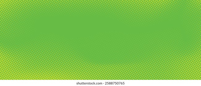 Dots halftone green color pattern gradient texture with technology digital background. Dots pop art comics with nature graphic design. vector illustration eps 10