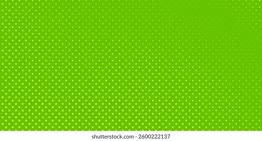 Dots halftone green color pattern gradient texture with technology digital background. Dots pop art comics with nature graphic  modern